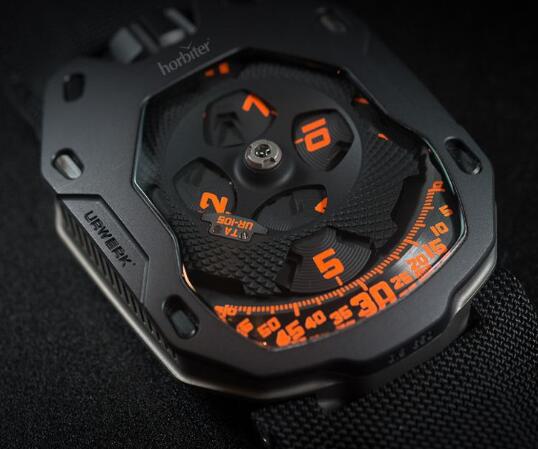 Urwerk Watch Replica 105 Clockwork Orange collection UR-105 TA